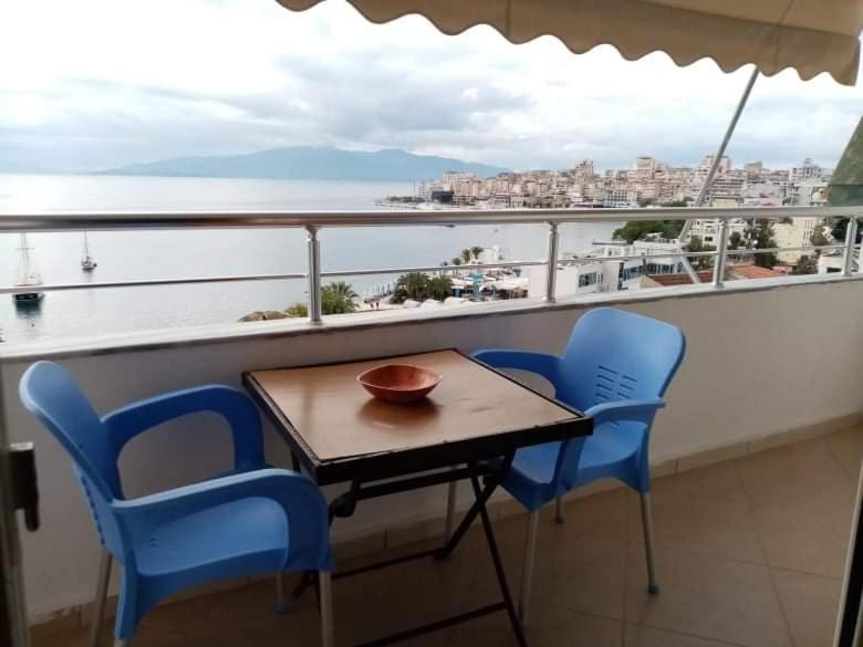 Seaview Apartment Detjoni Sarande Bagian luar foto