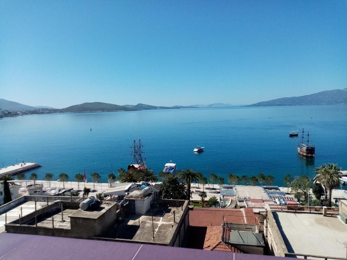 Seaview Apartment Detjoni Sarande Bagian luar foto