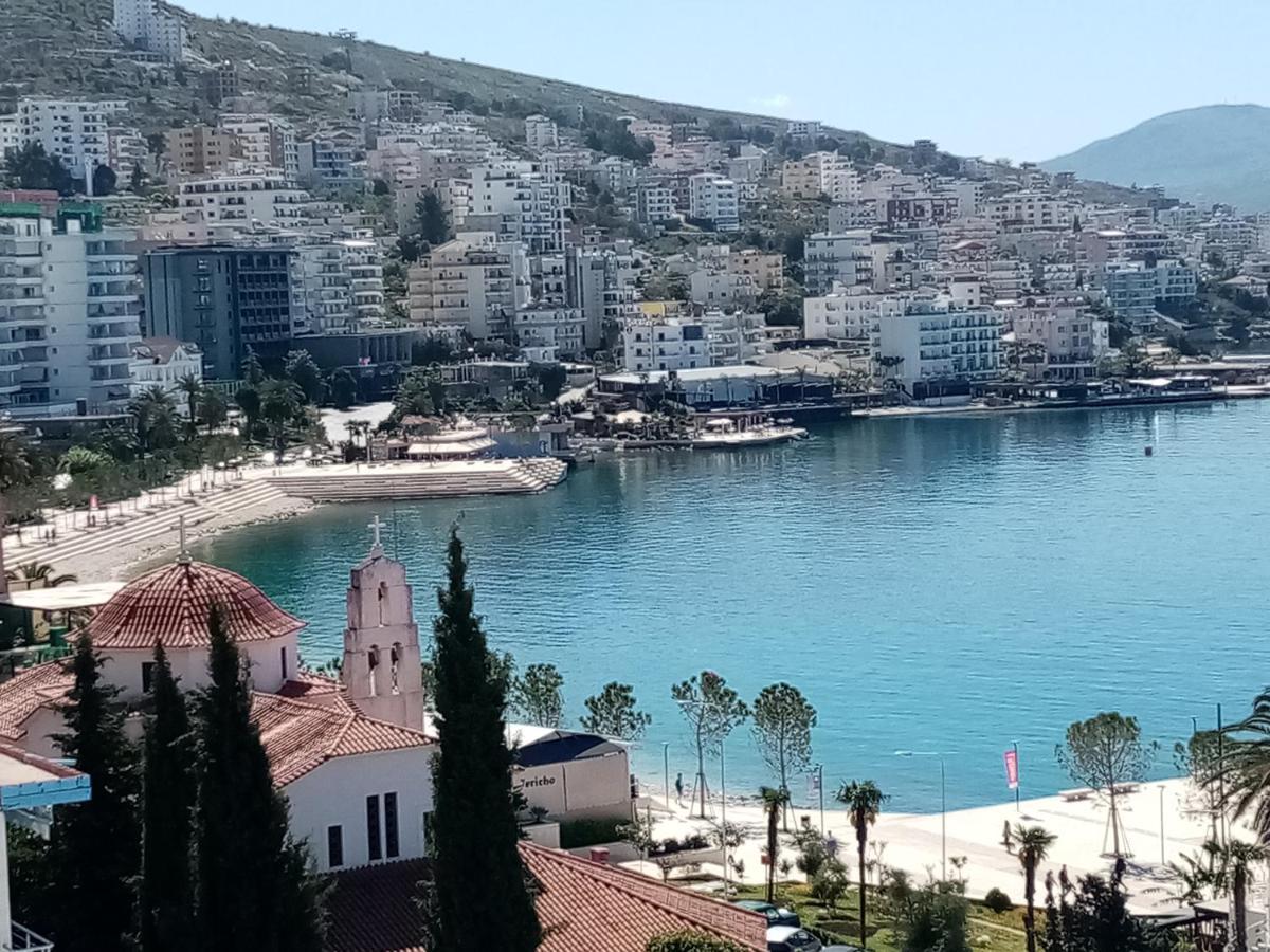 Seaview Apartment Detjoni Sarande Bagian luar foto