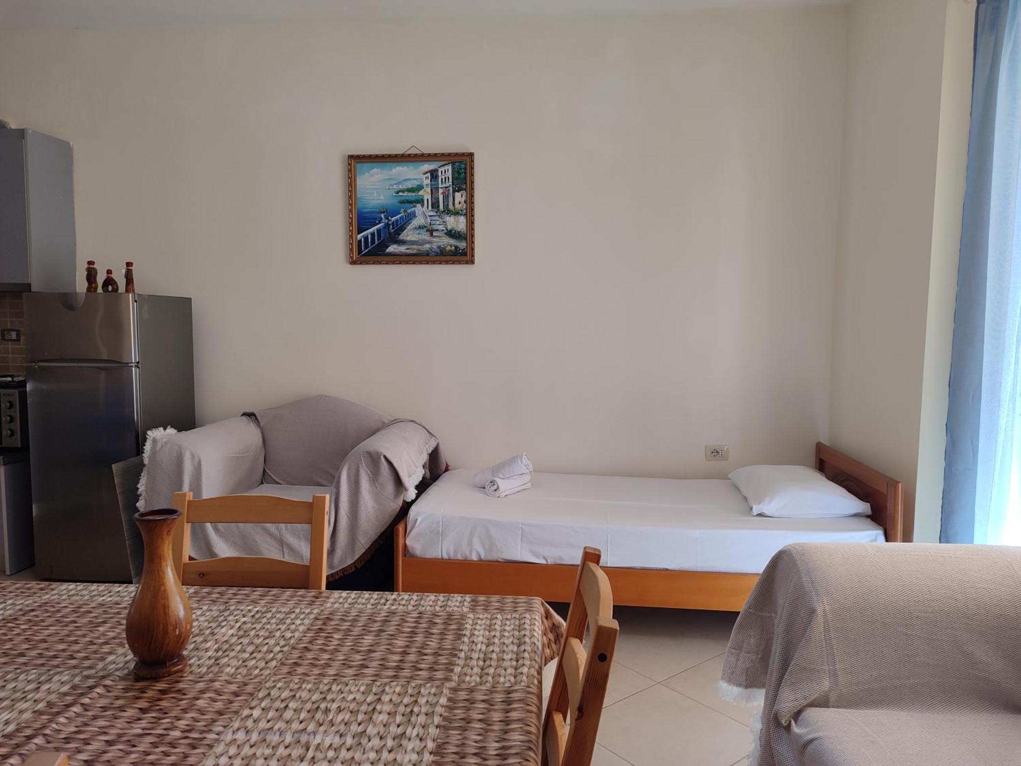 Seaview Apartment Detjoni Sarande Bagian luar foto