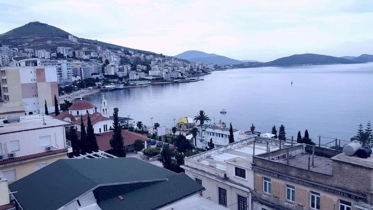 Seaview Apartment Detjoni Sarande Bagian luar foto